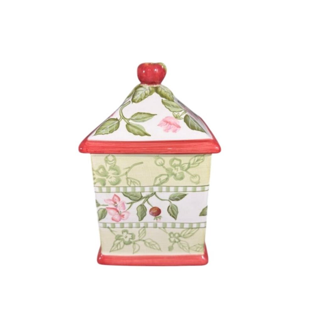 Vntage Capriware Apple Top Canister